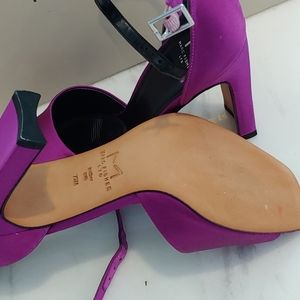 Marc Fisher Fuchsia Satin Heels - In box